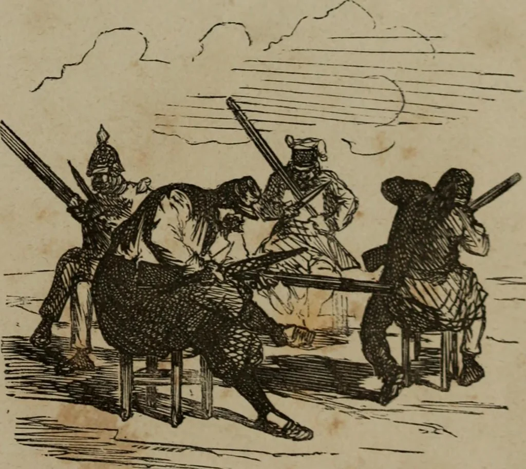 An illustration from Cham, 1853, leaf 32