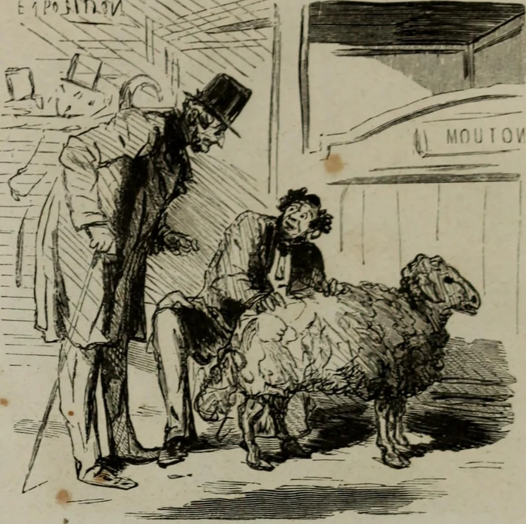 An illustration from Cham, 1853, leaf 324