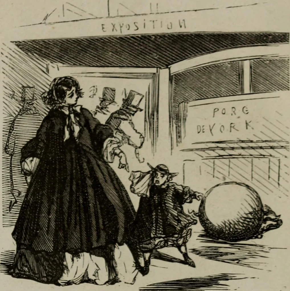 An illustration from Cham, 1853, leaf 328