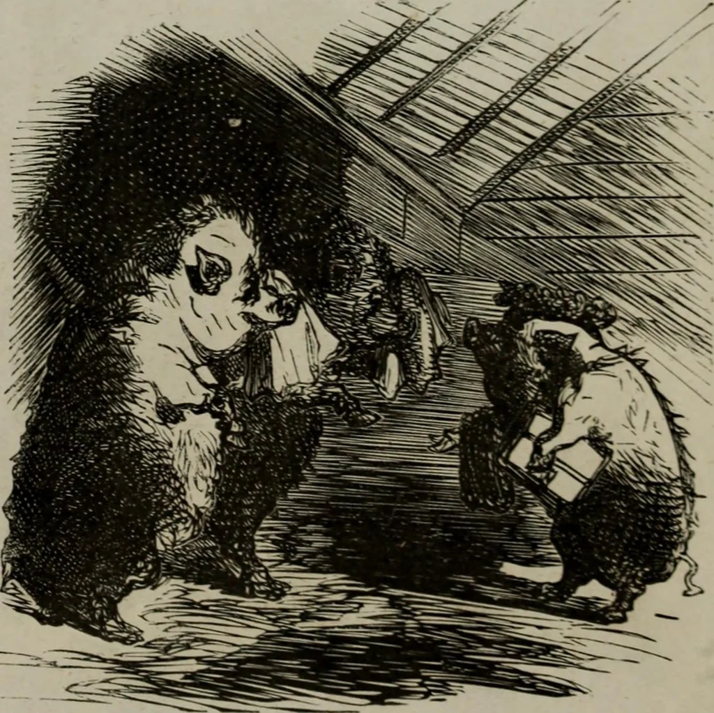 An illustration from Cham, 1853, leaf 328