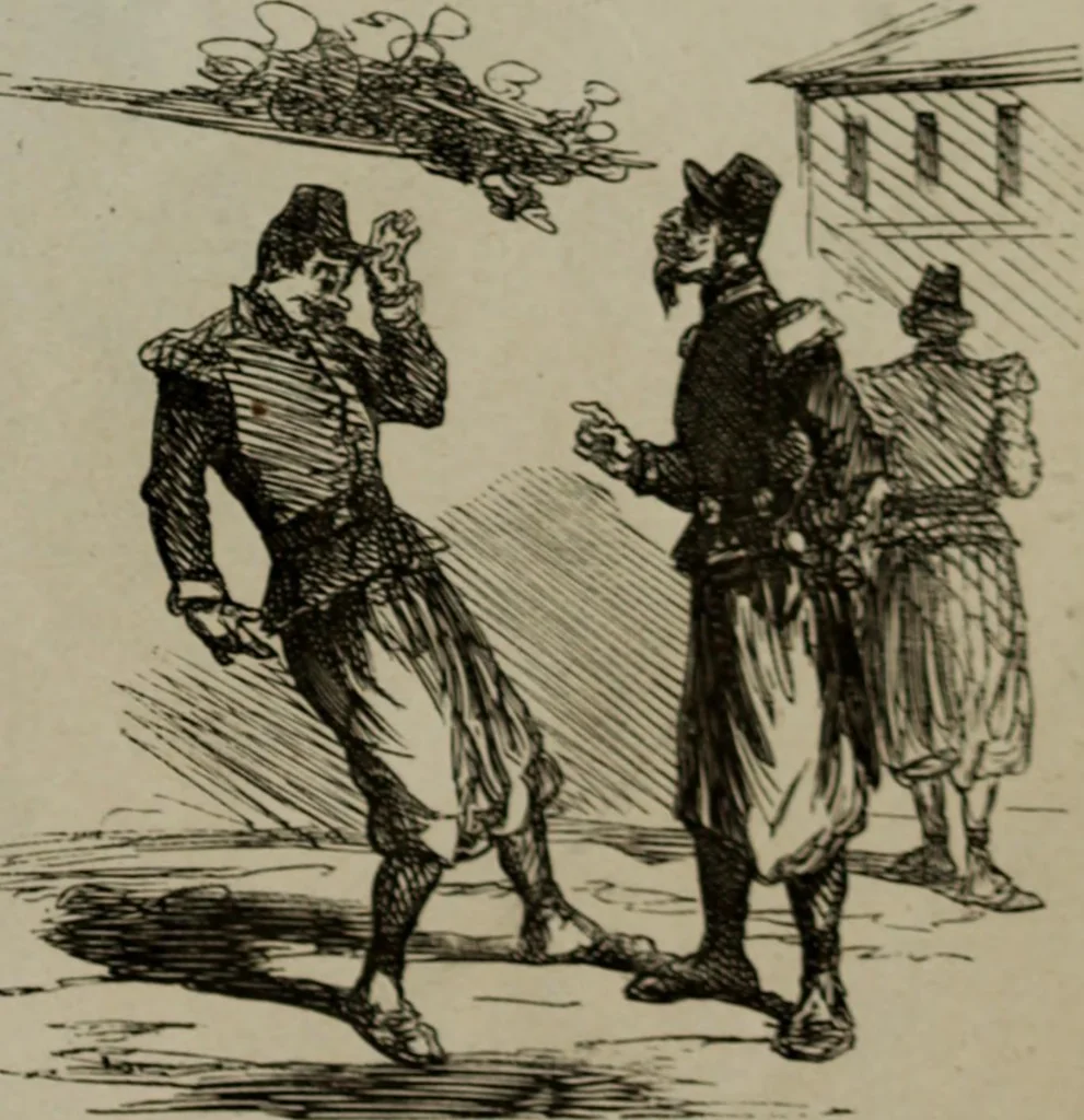 An illustration from Cham, 1853, leaf 338