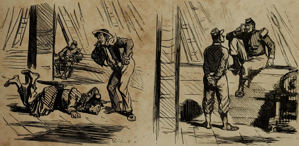 An illustration from Cham, 1853, leaf 342