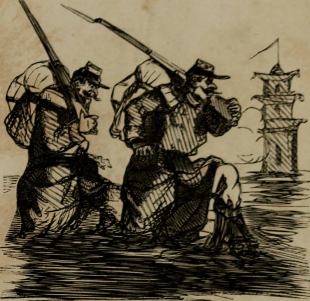 An illustration from Cham, 1853, leaf 344