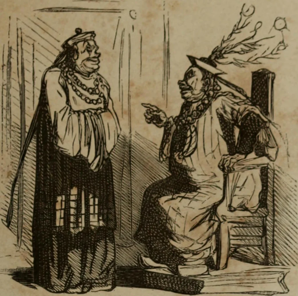An illustration from Cham, 1853, leaf 348