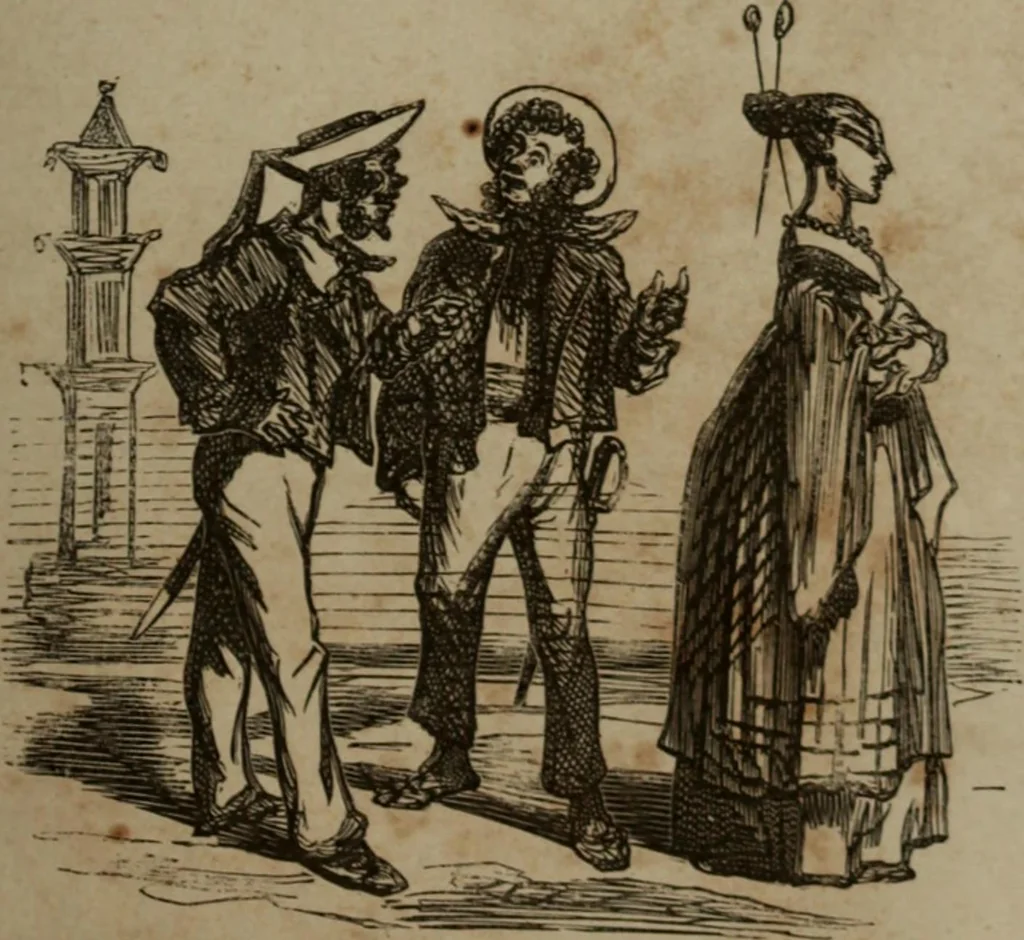 An illustration from Cham, 1853, leaf 348
