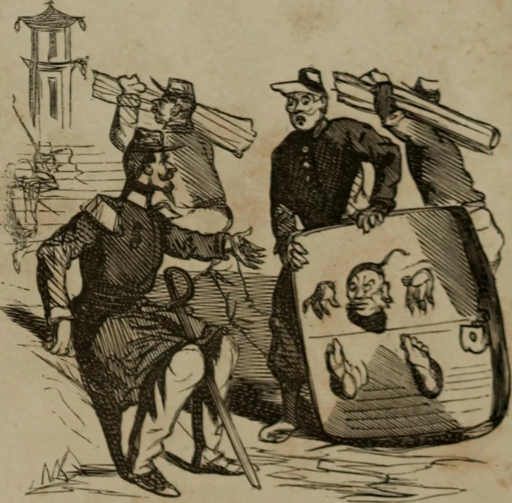 An illustration from Cham, 1853, leaf 348