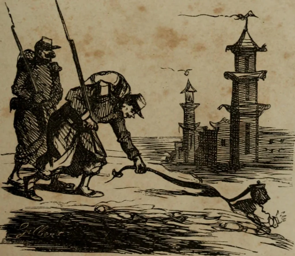 An illustration from Cham, 1853, leaf 350