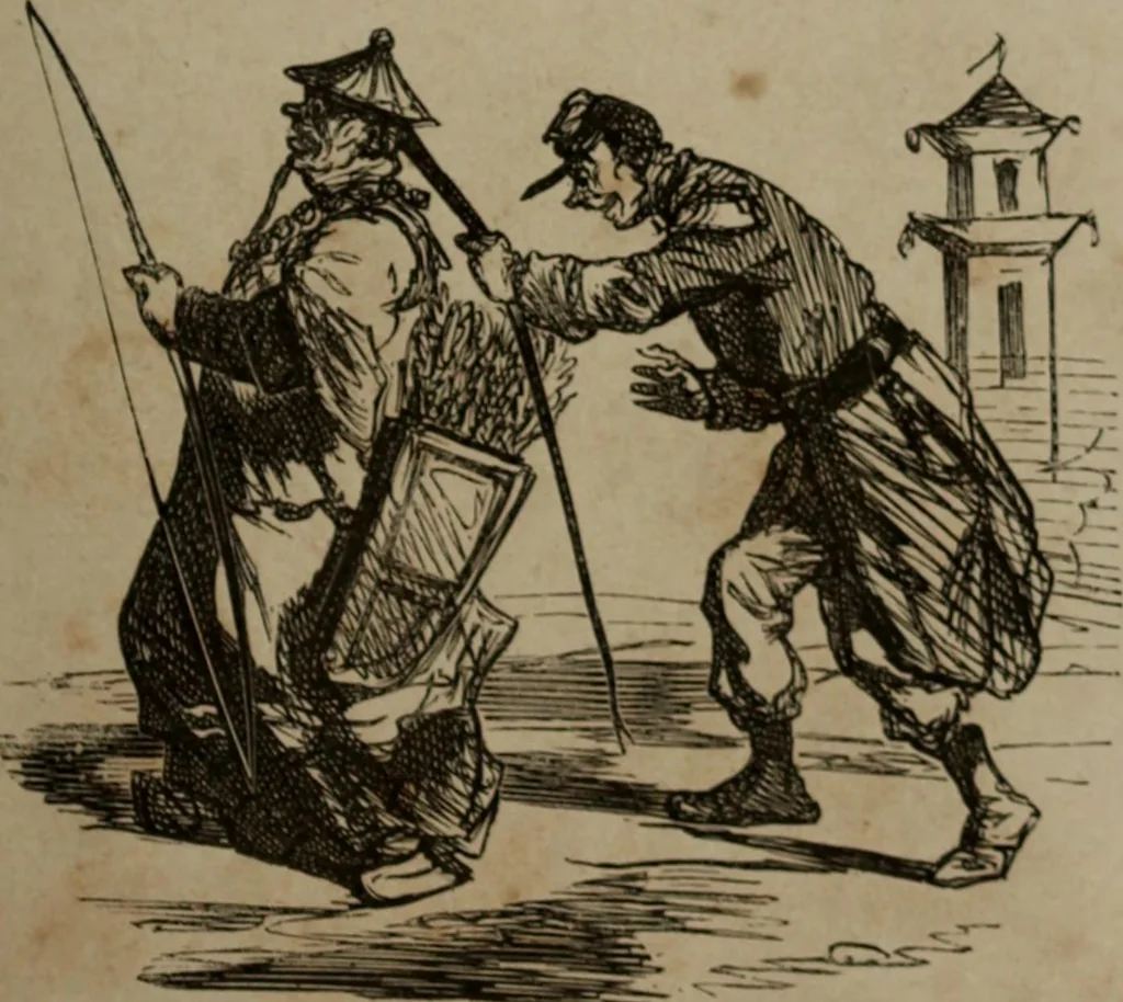 An illustration from Cham, 1853, leaf 352