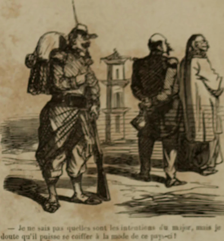 An illustration from Cham, 1853, leaf 354