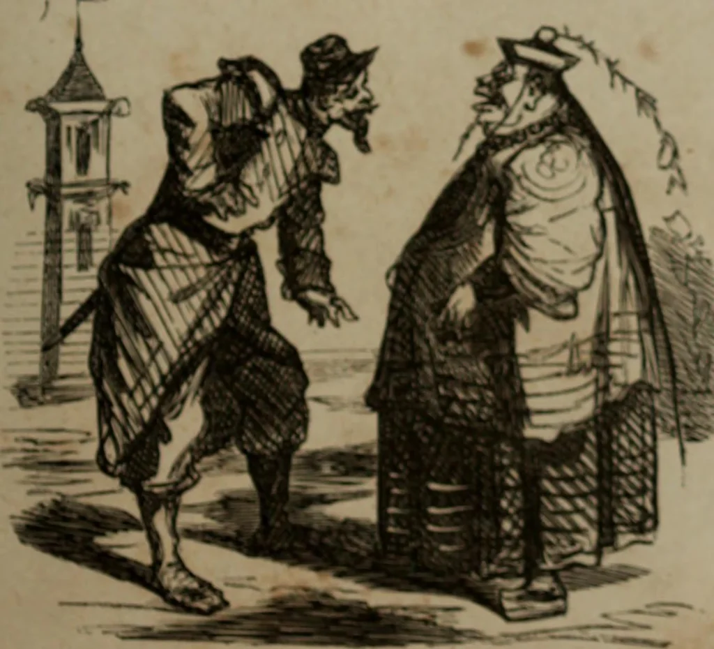 An illustration from Cham, 1853, leaf 354