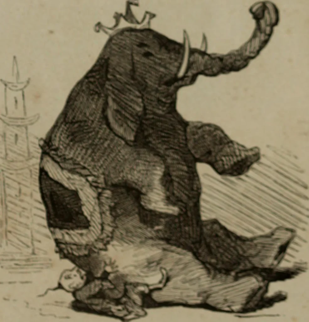 An illustration from Cham, 1853, leaf 354