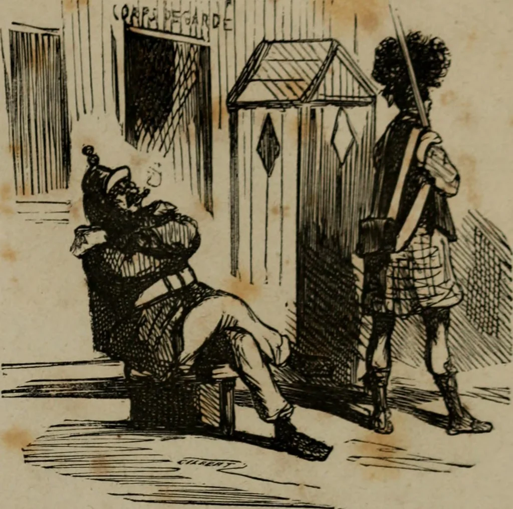 An illustration from Cham, 1853, leaf 36