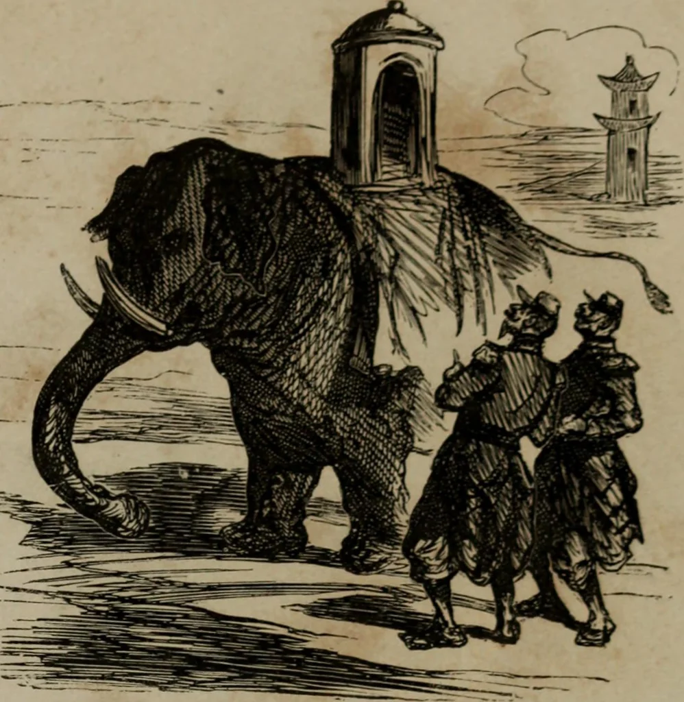 An illustration from Cham, 1853, leaf 366