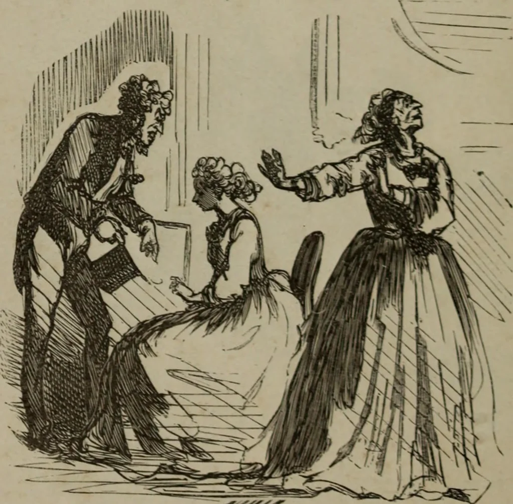 An illustration from Cham, 1853, leaf 374