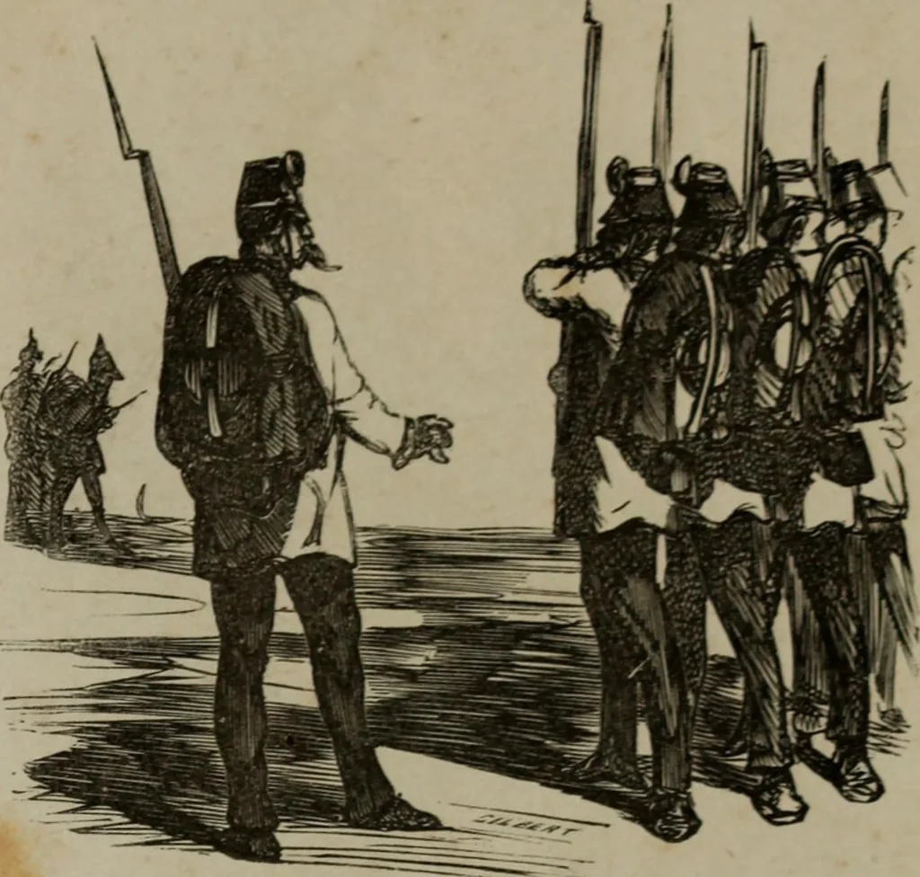 An illustration from Cham, 1853, leaf 386