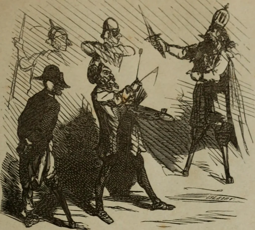 An illustration from Cham, 1853, leaf 400