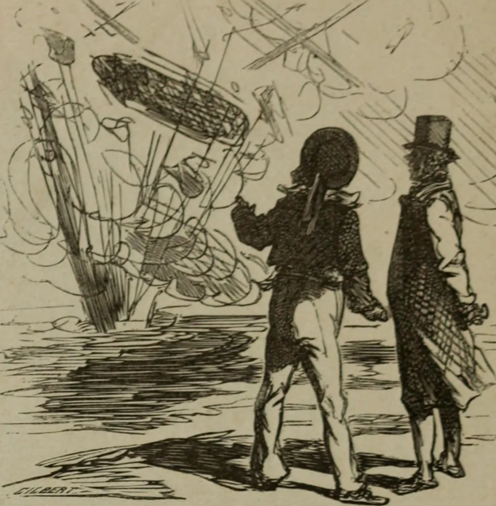 An illustration from Cham, 1853, leaf 400