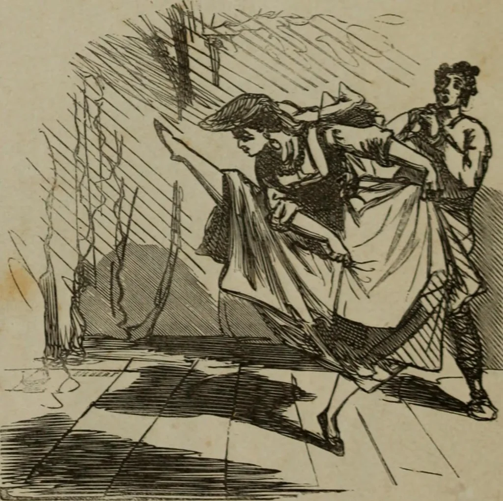 An illustration from Cham, 1853, leaf 400