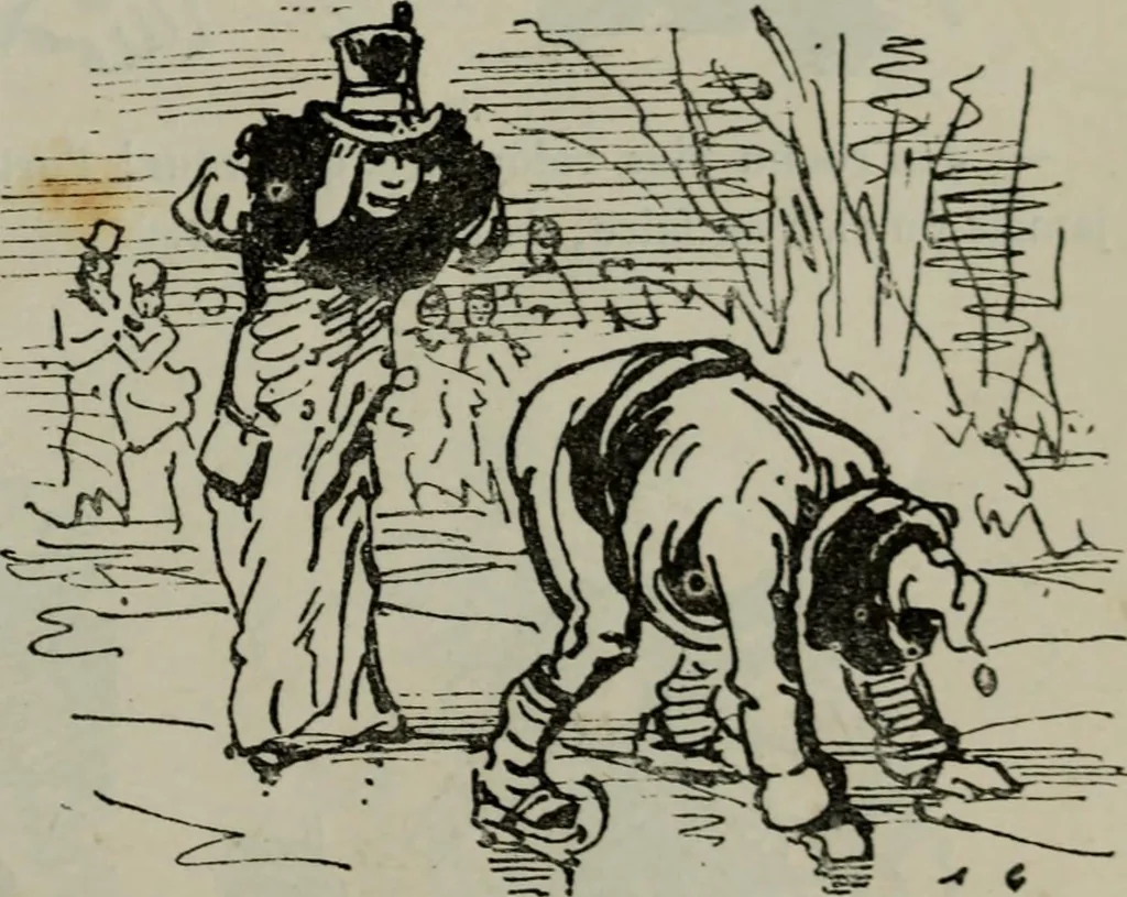 An illustration from Cham, 1853, leaf 50