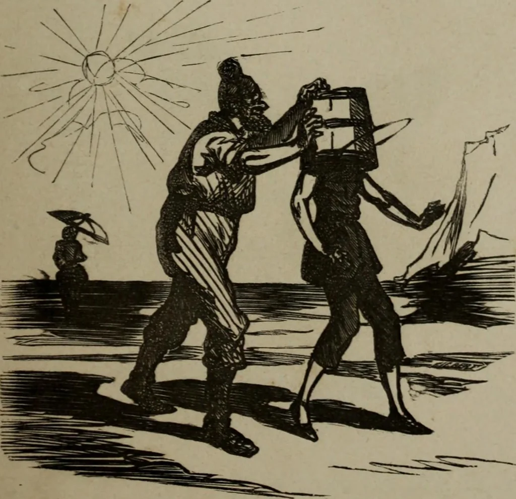 An illustration from Cham, 1853, leaf 56