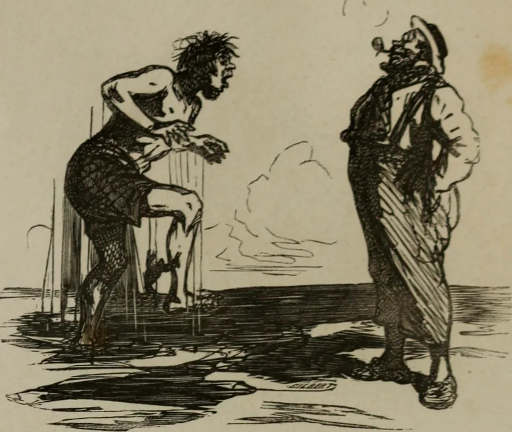 An illustration from Cham, 1853, leaf 60
