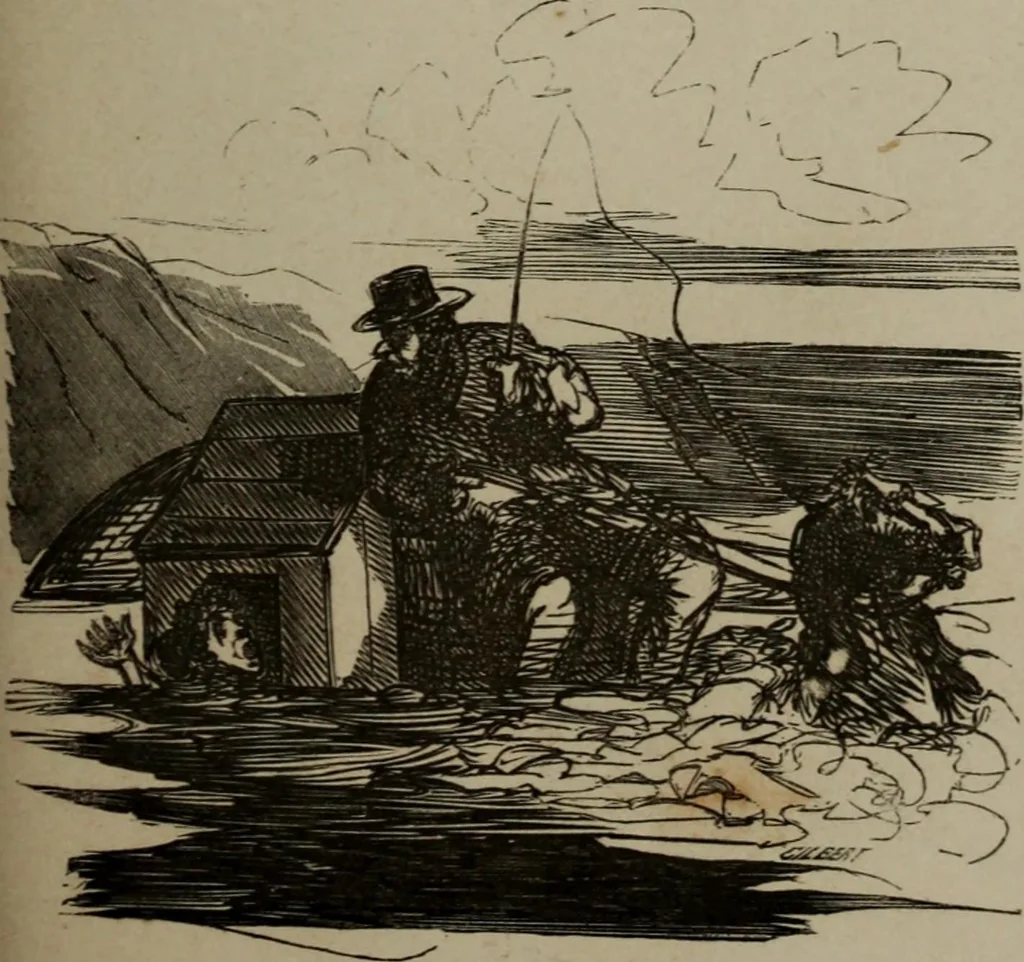 An illustration from Cham, 1853, leaf 60
