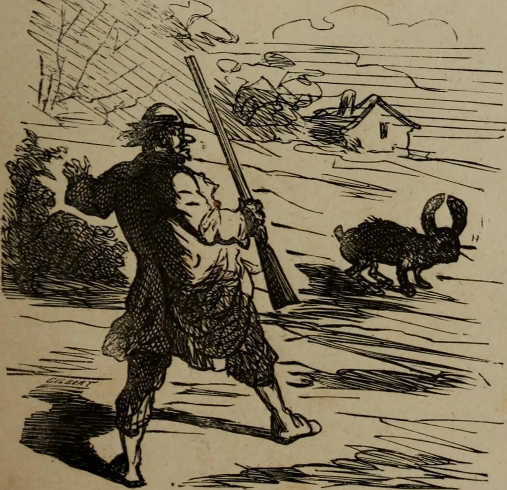 An illustration from Cham, 1853, leaf 64