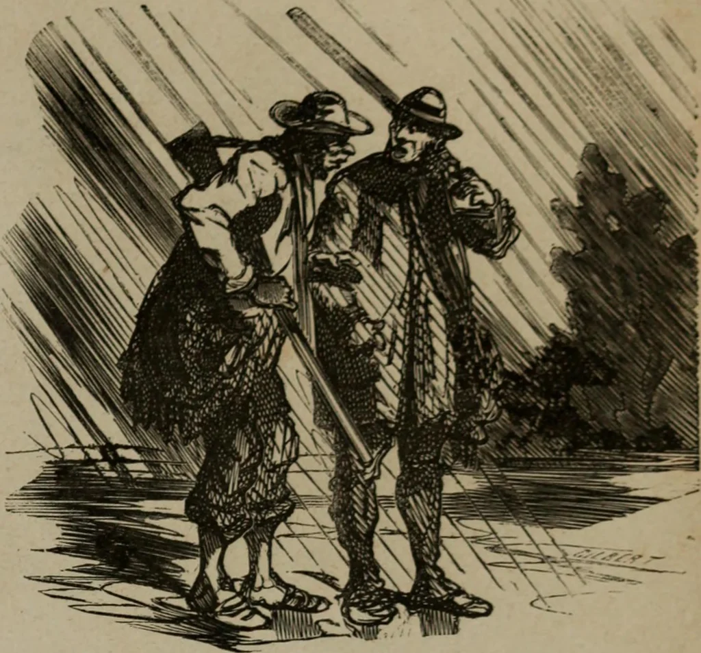 An illustration from Cham, 1853, leaf 70