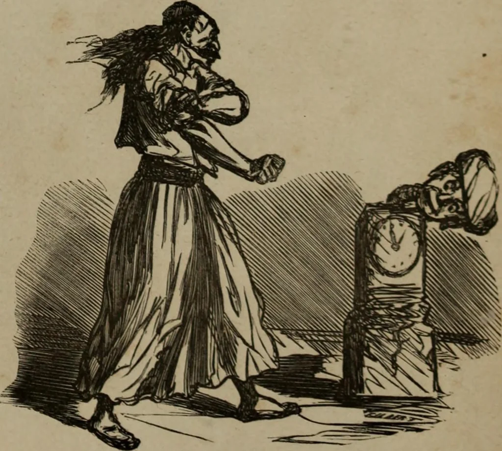 An illustration from Cham, 1853, leaf 70