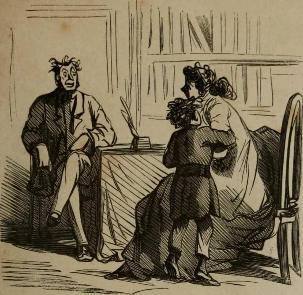 An illustration from Cham, 1853, leaf 74