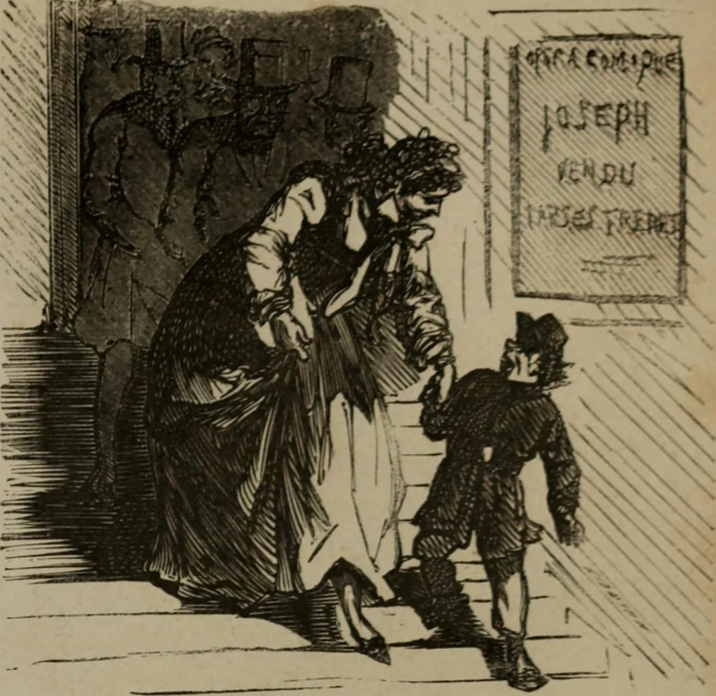 An illustration from Cham, 1853, leaf 74