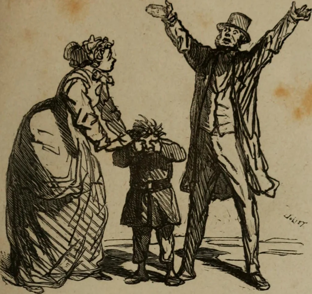 An illustration from Cham, 1853, leaf 76