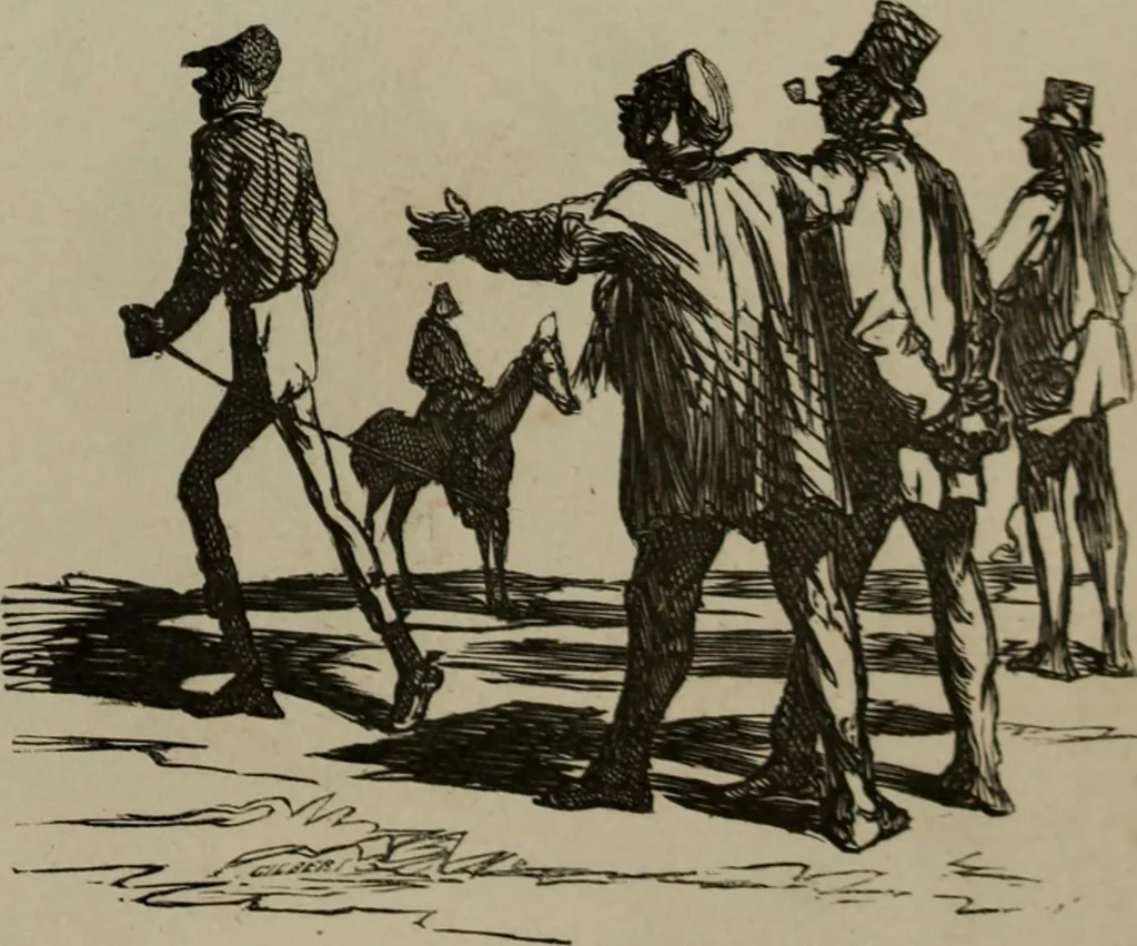An illustration from Cham, 1853, leaf 80