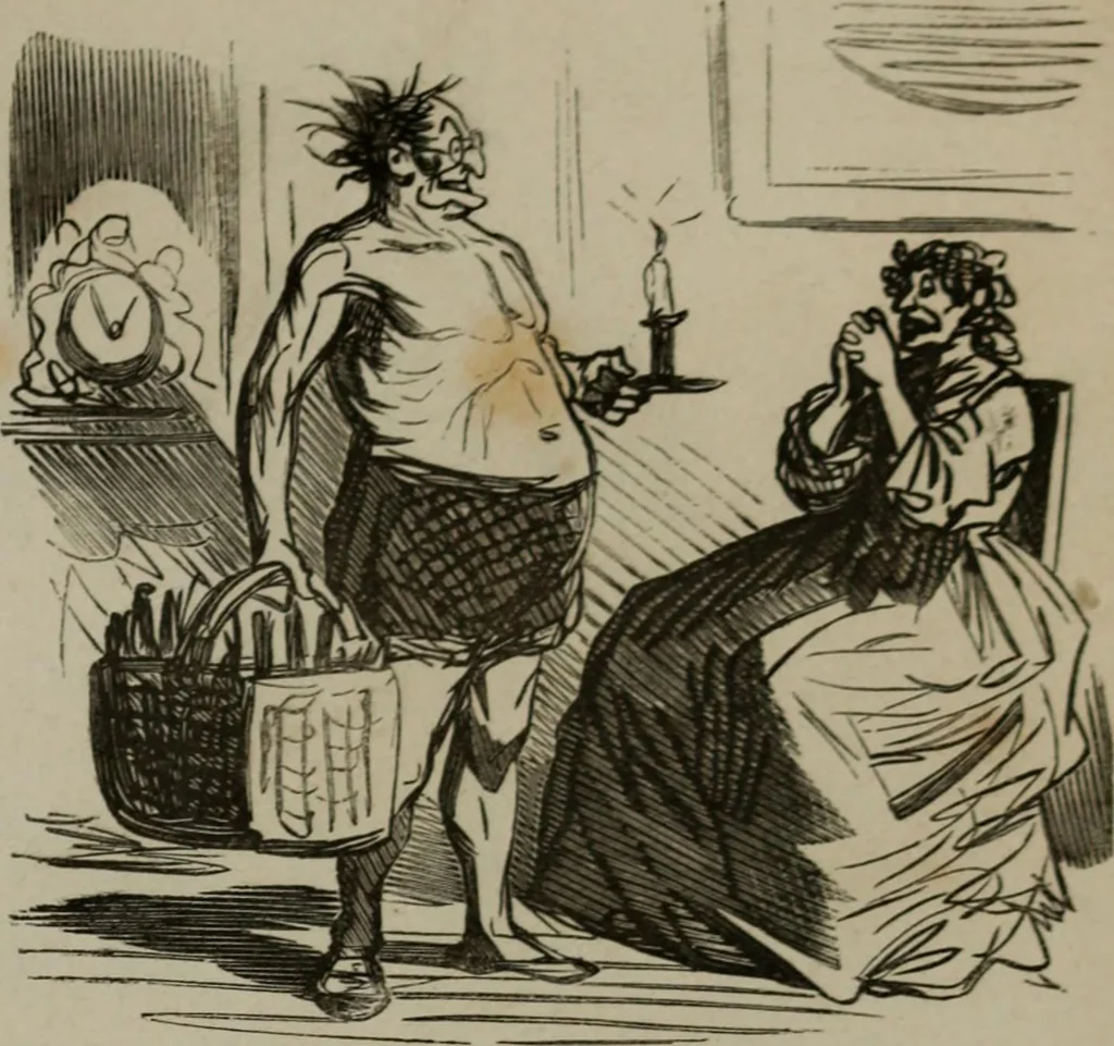 An illustration from Cham, 1853, leaf 84