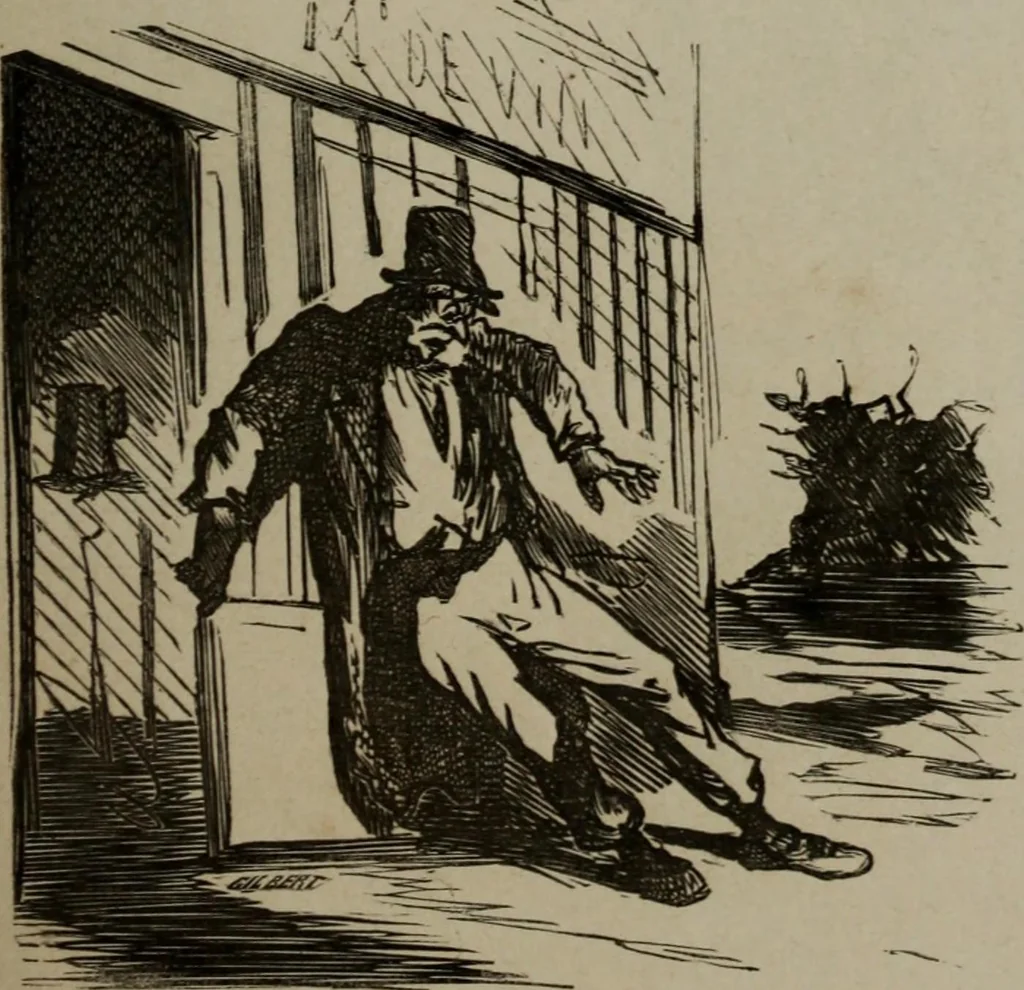 An illustration from Cham, 1853, leaf 84
