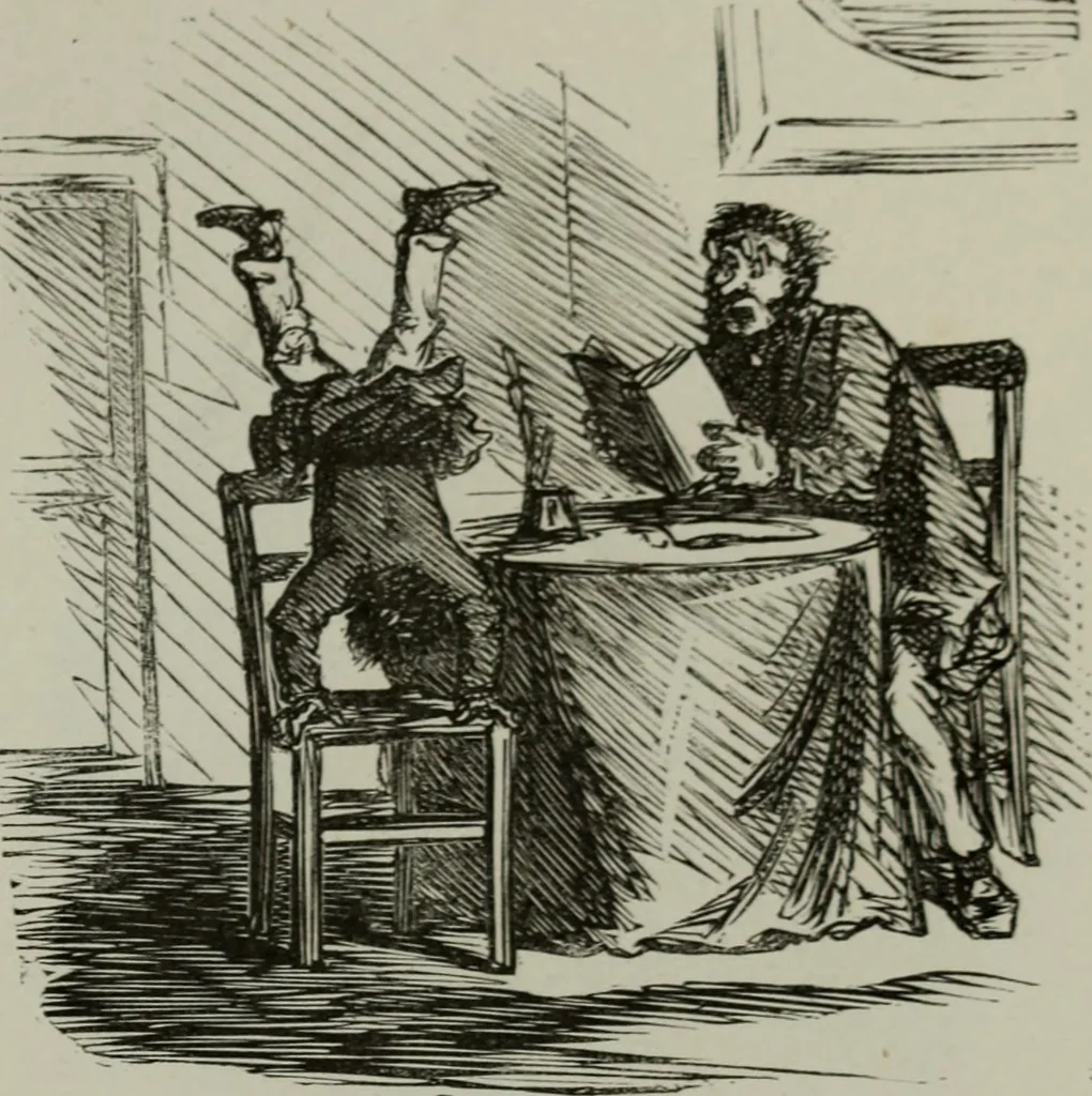 An illustration from Cham, 1853, leaf 96