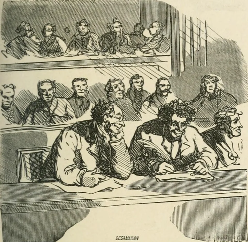 An illustration from Cham, 1853, leaf 100