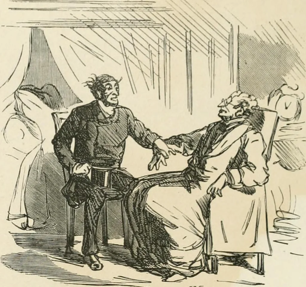 An illustration from Cham, 1853, leaf 100