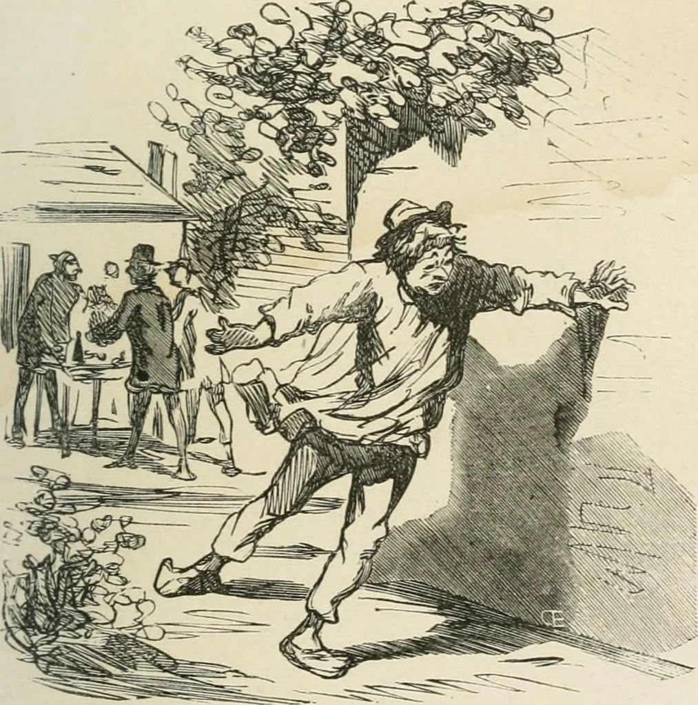 An illustration from Cham, 1853, leaf 104