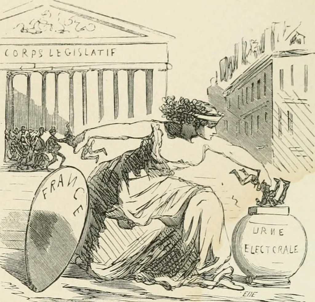 An illustration from Cham, 1853, leaf 110