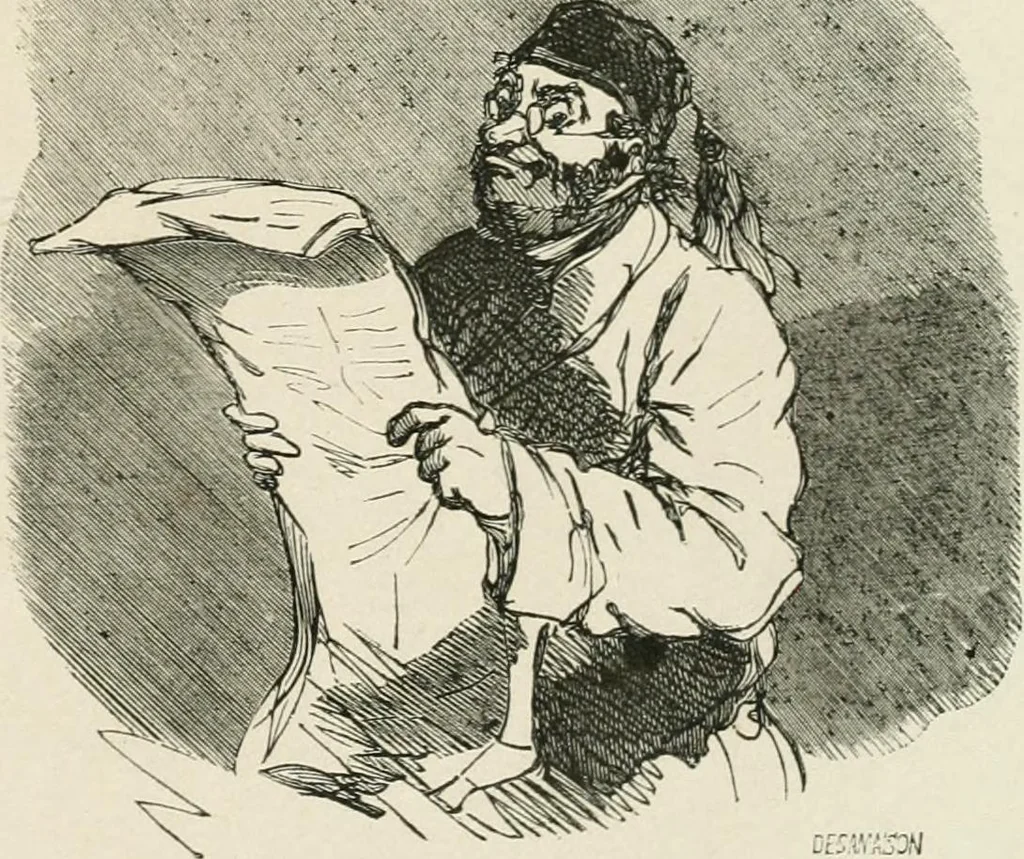 An illustration from Cham, 1853, leaf 112