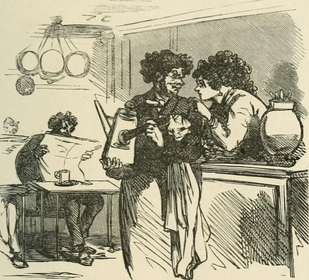 An illustration from Cham, 1853, leaf 116