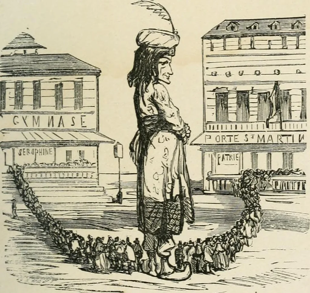 An illustration from Cham, 1853, leaf 118