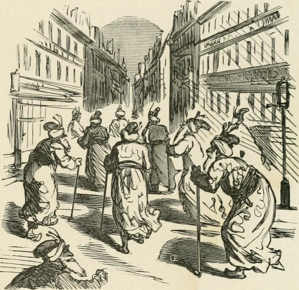 An illustration from Cham, 1853, leaf 120