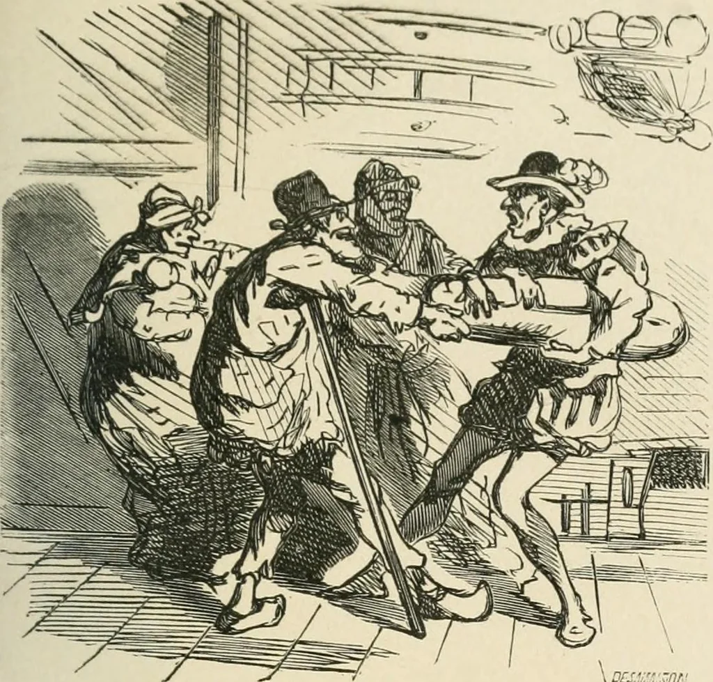 An illustration from Cham, 1853, leaf 124