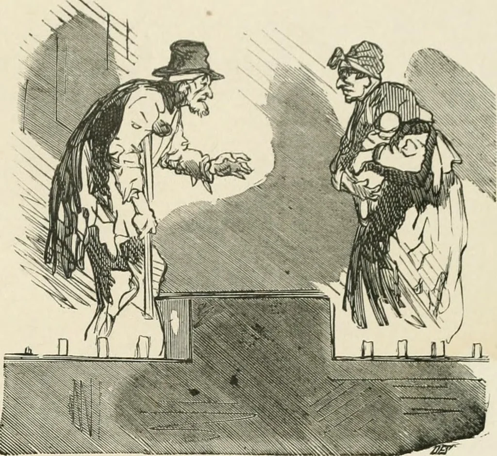 An illustration from Cham, 1853, leaf 124