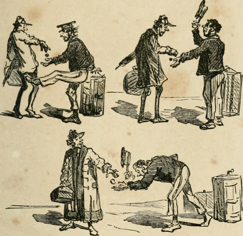 An illustration from Cham, 1853, leaf 134