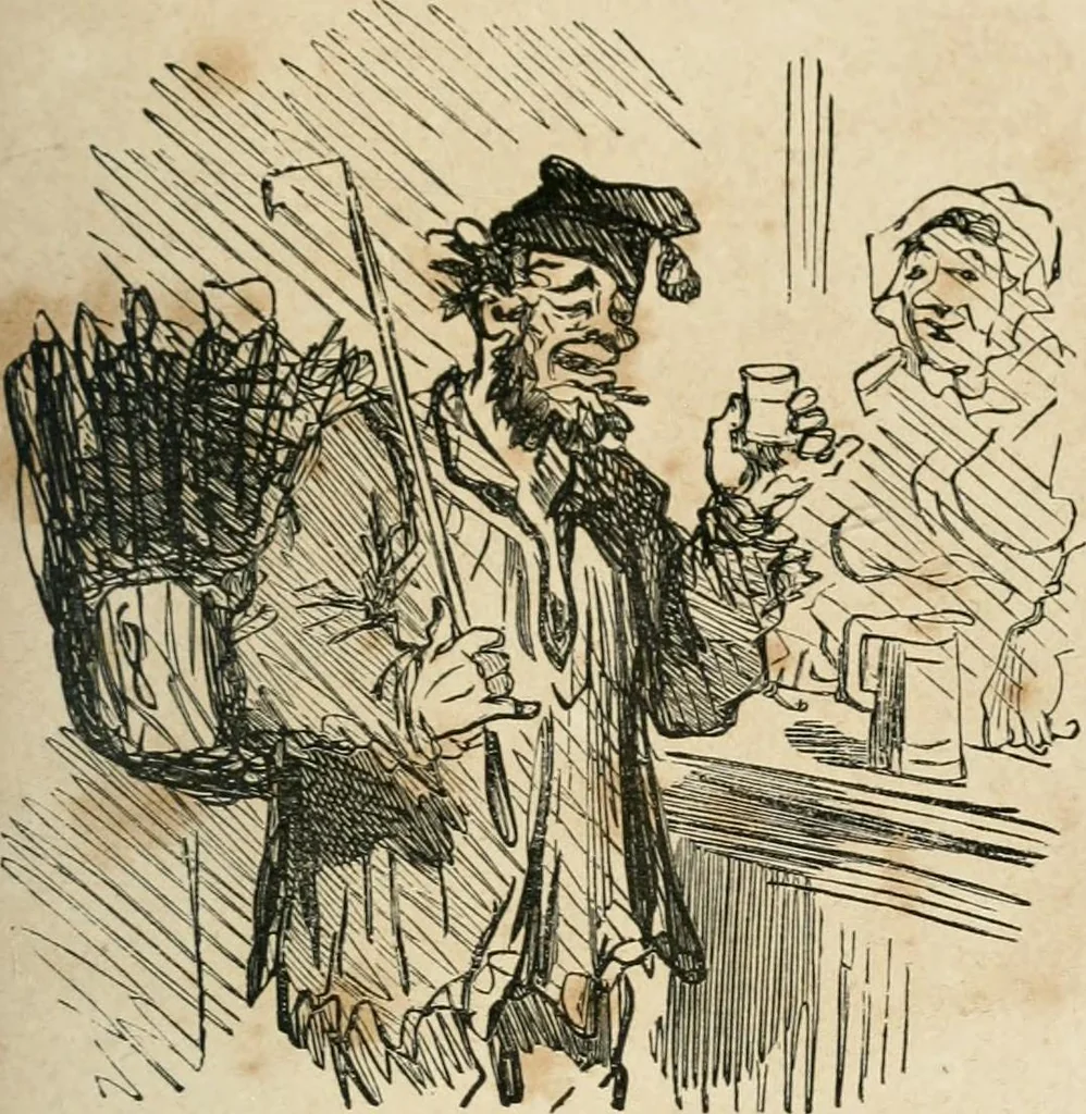 An illustration from Cham, 1853, leaf 138