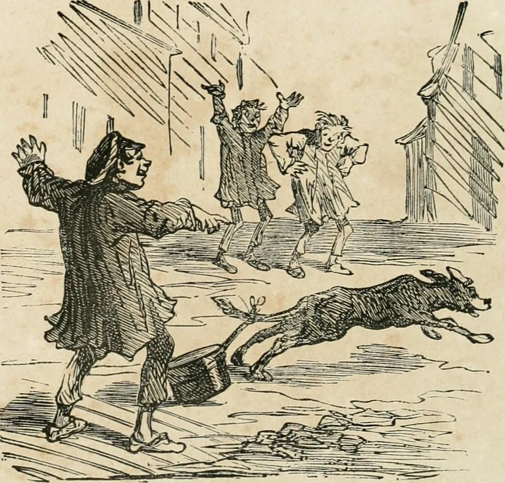 An illustration from Cham, 1853, leaf 142