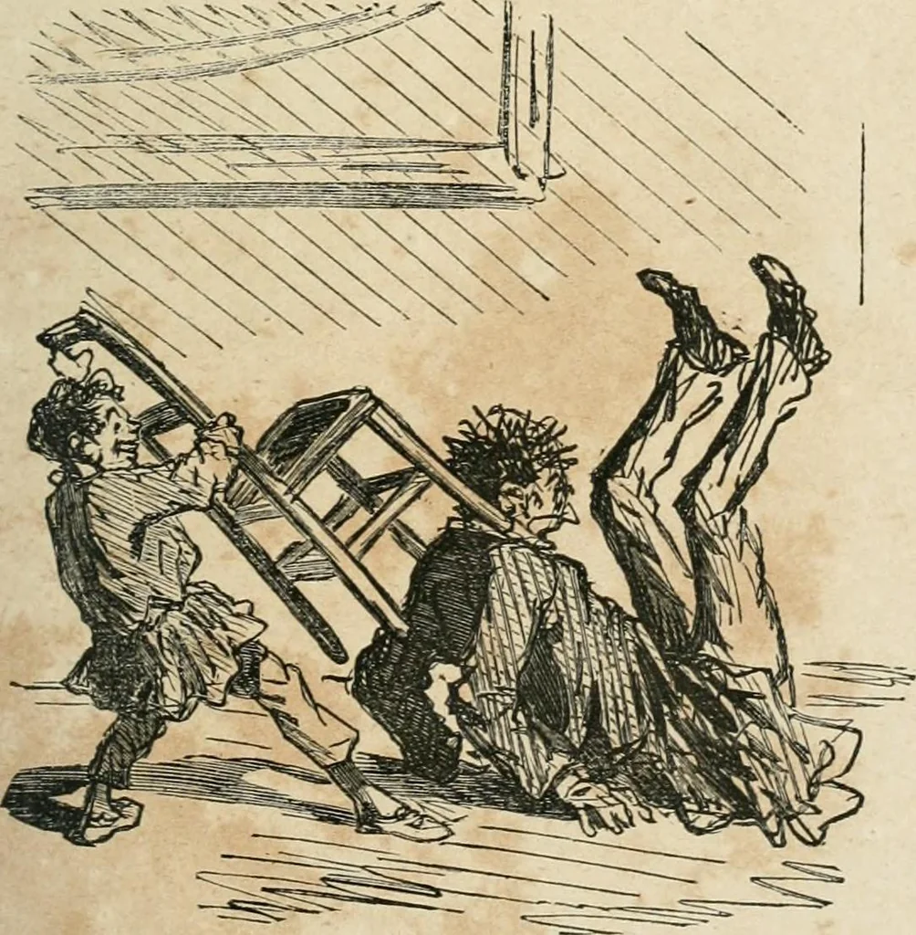 An illustration from Cham, 1853, leaf 144